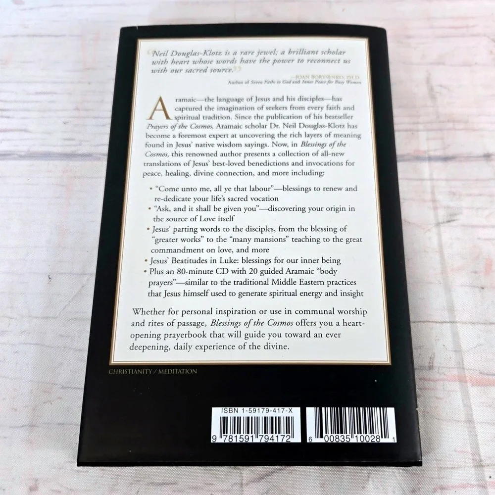 Blessings of the Cosmos: Benedictions from the Aramaic Words of Jesus by‎ Neil
